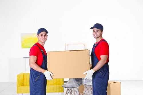 Battersea removals crew handling fragile household items safely