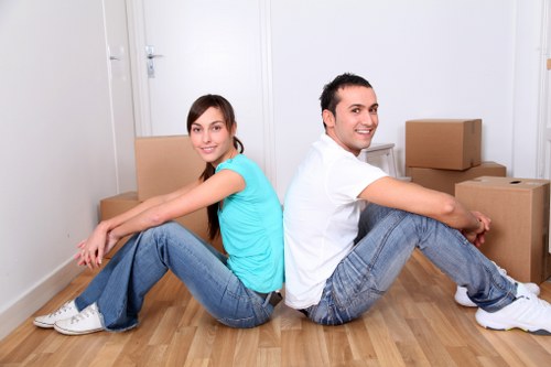 Local Battersea moving team planning a van route