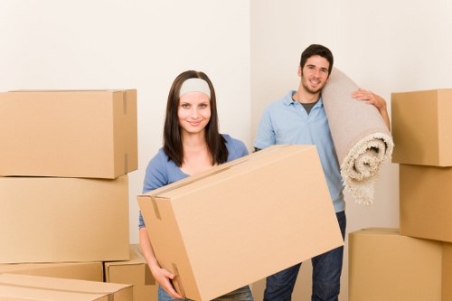 Packed belongings and storage options for Battersea removals