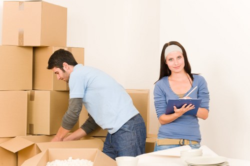 Commercial move transport and building access in Battersea