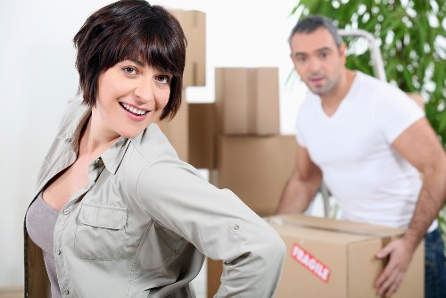 Professional movers loading furniture for Battersea relocation