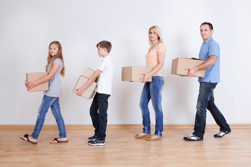 Packing and preparing belongings for house removals in Battersea